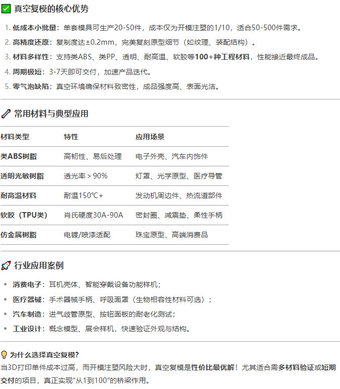 復(fù)模小批量生產(chǎn)5